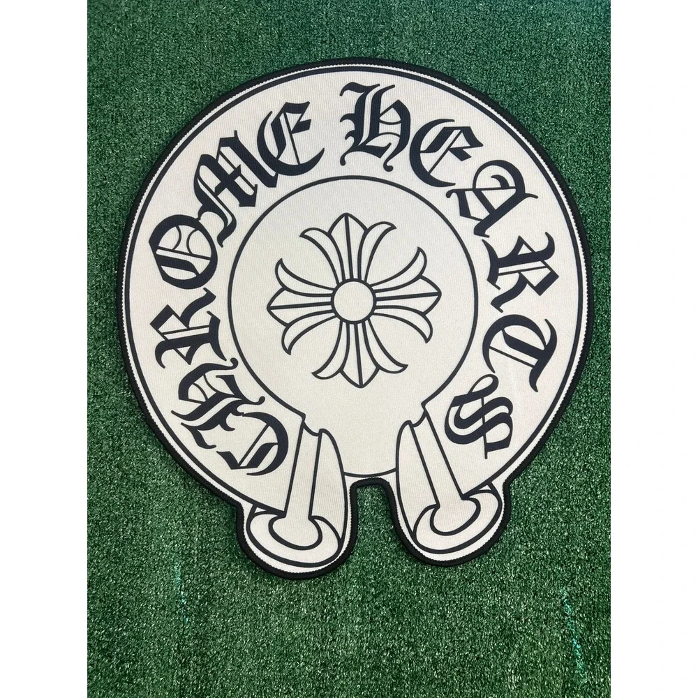 Chrome Hearts CH White Rug Non‎ Slip Back